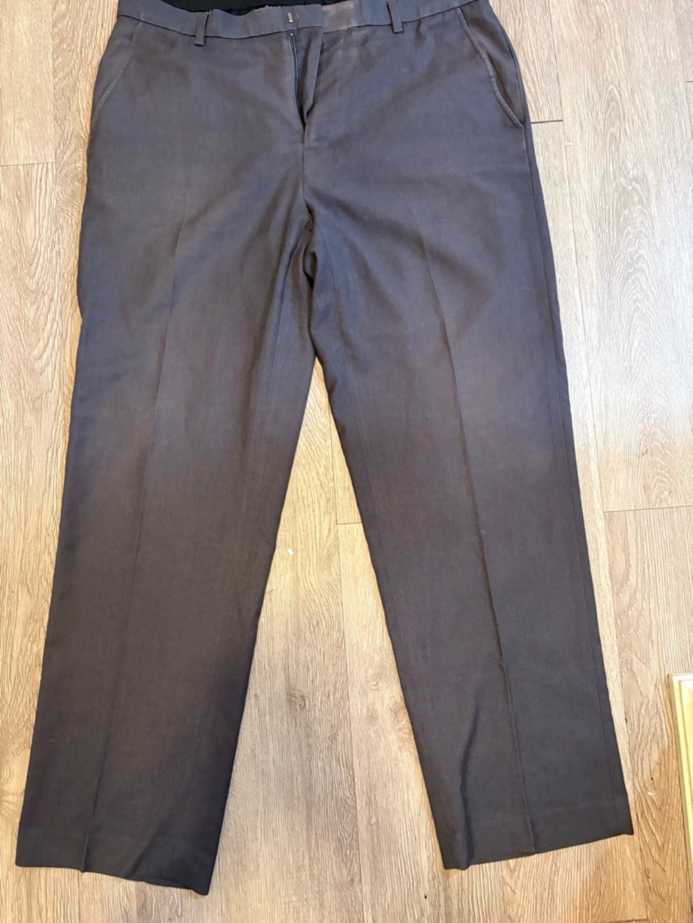 Calvin Klein Men's Dark Grey Dress Pants